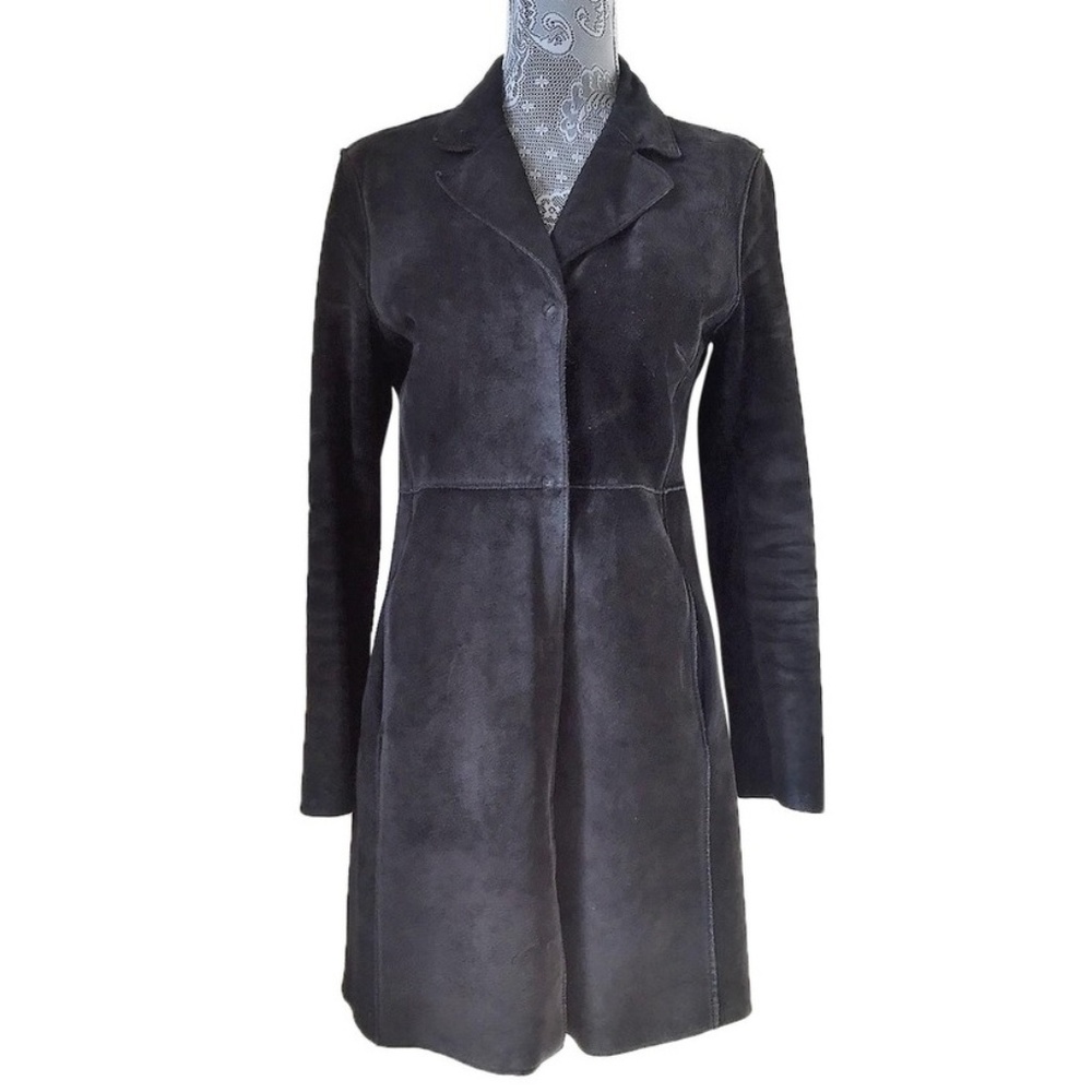 Guess Black Suede Jacket sz S